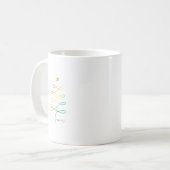 Mug Arbre de Noël Rainbow (Devant gauche)