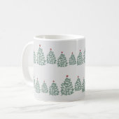 Mug Arbre de Noël Scandinave Motif de Noël (Devant gauche)