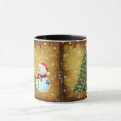 Mug Arbre de Noël Snowman (Centre)