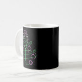 Mug Arbre de Noël Stethoscope Infirmière Noël (Devant gauche)