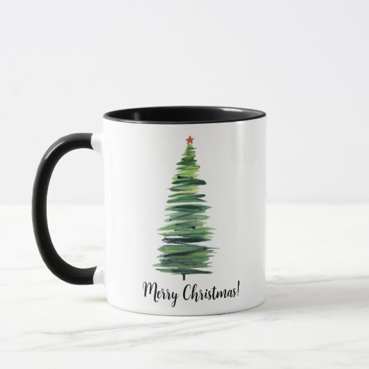 Mug Arbre de Noël vert (Gauche)
