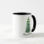 Mug Arbre de Noël vert (Devant droit)