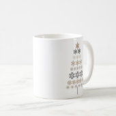 Mug arbre de Noël vintage moderne (Devant droit)