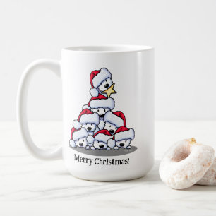 Mug Arbre de Noël Westie Chien