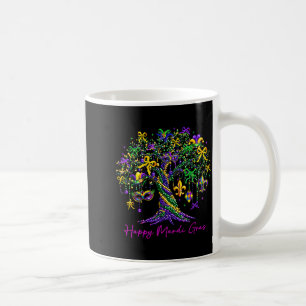 Mug Arbre de perles Happy Mardi Gras Carnaval Femmes H