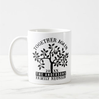 Mug Arbre de réunion de famille avec nom et date