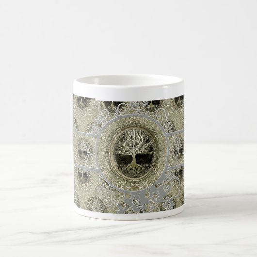 Mug Arbre de simplicité de la vie (Centre)