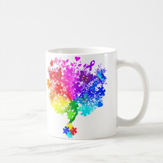 Mug Arbre de spectre autistique (Droite)
