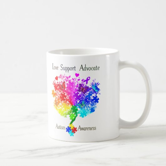 Mug Arbre de spectre autistique (Droite)