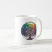 Mug Arbre de sphère FIDE argenté dynamique (Devant droit)