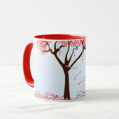 Mug Arbre de Sucre de canne de motoneige mignon (Devant gauche)