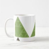 Mug Arbre de triangle de Sierpinski (Gauche)