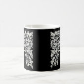 Mug Arbre de vie #1 Blanc sur Noir (Centre)