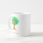 Mug Arbre de vie Aimer la paix (Devant gauche)