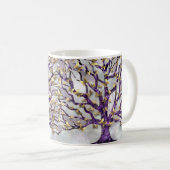 Mug Arbre de vie - Améthyste et papillons (Devant droit)