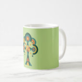 Mug Arbre de Vie Art Mandala Boho (Devant droit)