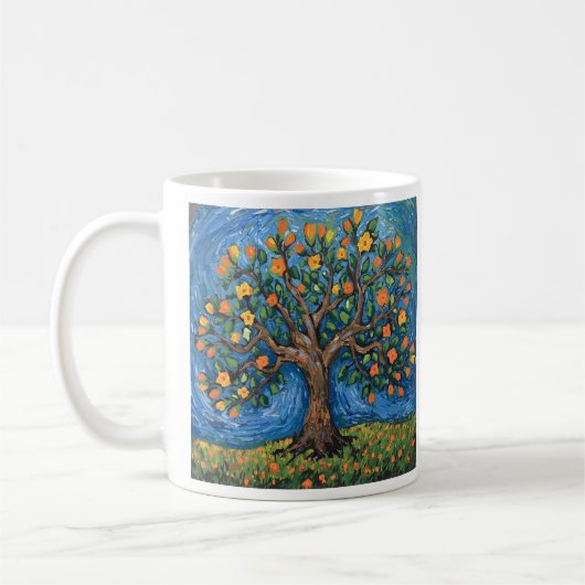 Mug Arbre de vie artwork,Celtique (Gauche)