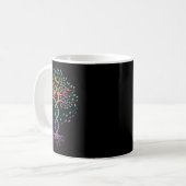 Mug Arbre de vie de l'ADN enseignant, professeur de bi (Devant gauche)