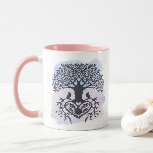 Mug Arbre de vie de l'art populaire