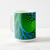 Mug Arbre de Vie Spirale Fractale (Devant gauche)