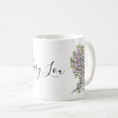 Mug Arbre De Vie - Spirales Fruits Feuille 1 (Devant droit)