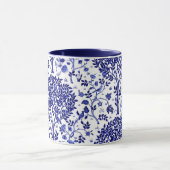 Mug Arbre de William Morris de la vie, de bleu de (Centre)