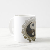 Mug Arbre de Yin Yang de la vie (Devant gauche)