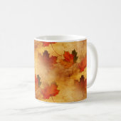 Mug Arbre d'érable rouge d'automne personnalisé (Devant droit)