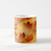 Mug Arbre d'érable rouge d'automne personnalisé (Centre)