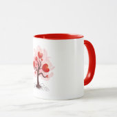 Mug Arbre des coeurs (Devant droit)