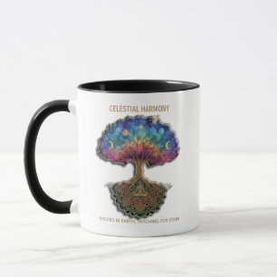 Mug Arbre d'Harmonie Céleste   Mandala de Méditation C