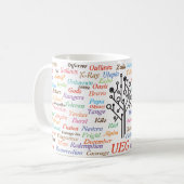 Mug Arbre d'histoire d'UEG (Devant gauche)