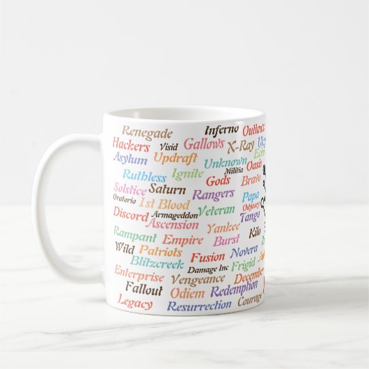 Mug Arbre d'histoire d'UEG (Gauche)