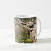 Mug Arbre d'olive en position Yoga (Devant droit)