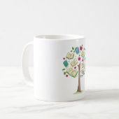 Mug Arbre éducatif de connaissances avec des livres (Devant gauche)
