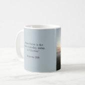 Mug Arbre en silhouette dans un champ humide (Devant gauche)