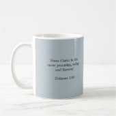 Mug Arbre en silhouette dans un champ humide (Gauche)