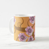 Mug Arbre en spirale avec fleur (Devant gauche)