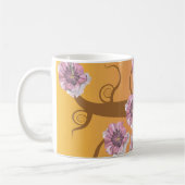 Mug Arbre en spirale avec fleur (Gauche)