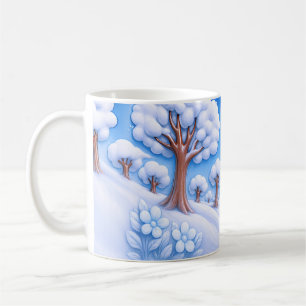 Mug Arbre enneigé d'hiver