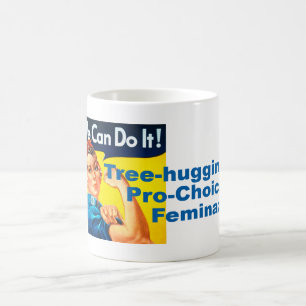 Mug Arbre étreignant Feminazi pour l'avortement et