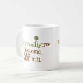Mug Arbre familial amusant (Devant gauche)