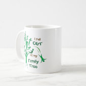 Mug Arbre familial amusant (Devant gauche)