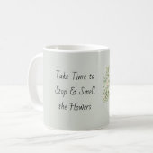 Mug Arbre Fleurissant Vert Clair (Devant gauche)