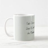 Mug Arbre Fleurissant Vert Clair (Gauche)