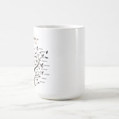 Mug Arbre généalogique personnalisé (20 noms) (Centre)