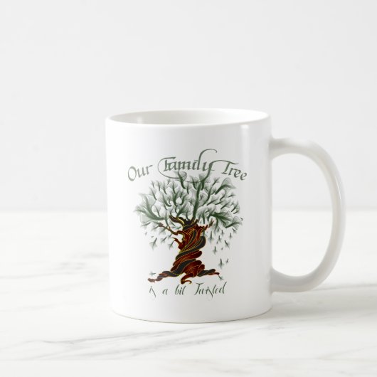 Mug arbre généalogique un peu tordu (Droite)