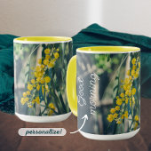 Mug Arbre Mimosa aux fleurs jaunes