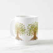 Mug Arbre moderniste coloré 13 (Devant gauche)