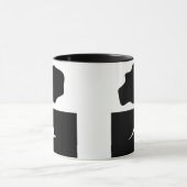 Mug Arbre Noir et Blanc Arbre (Centre)